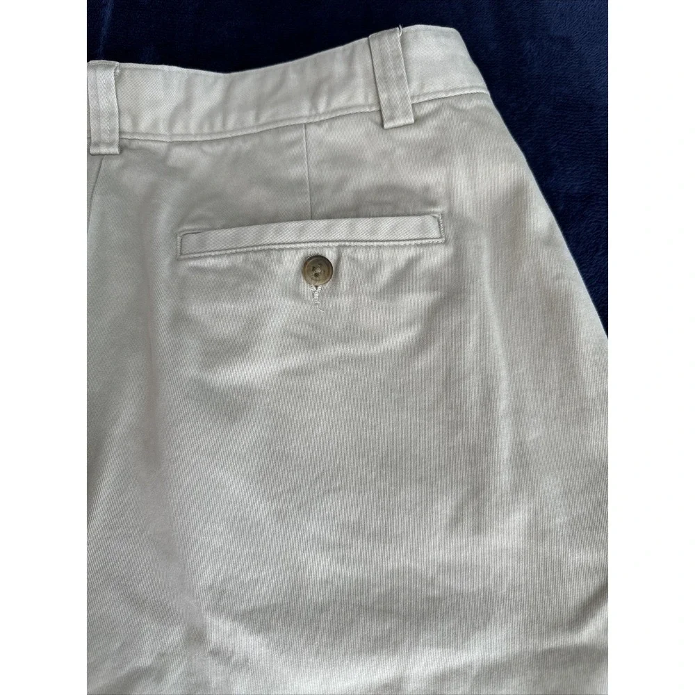Mens Cutter & Buck Flat Front‎ Khaki Shorts Size 34 Inseam 9